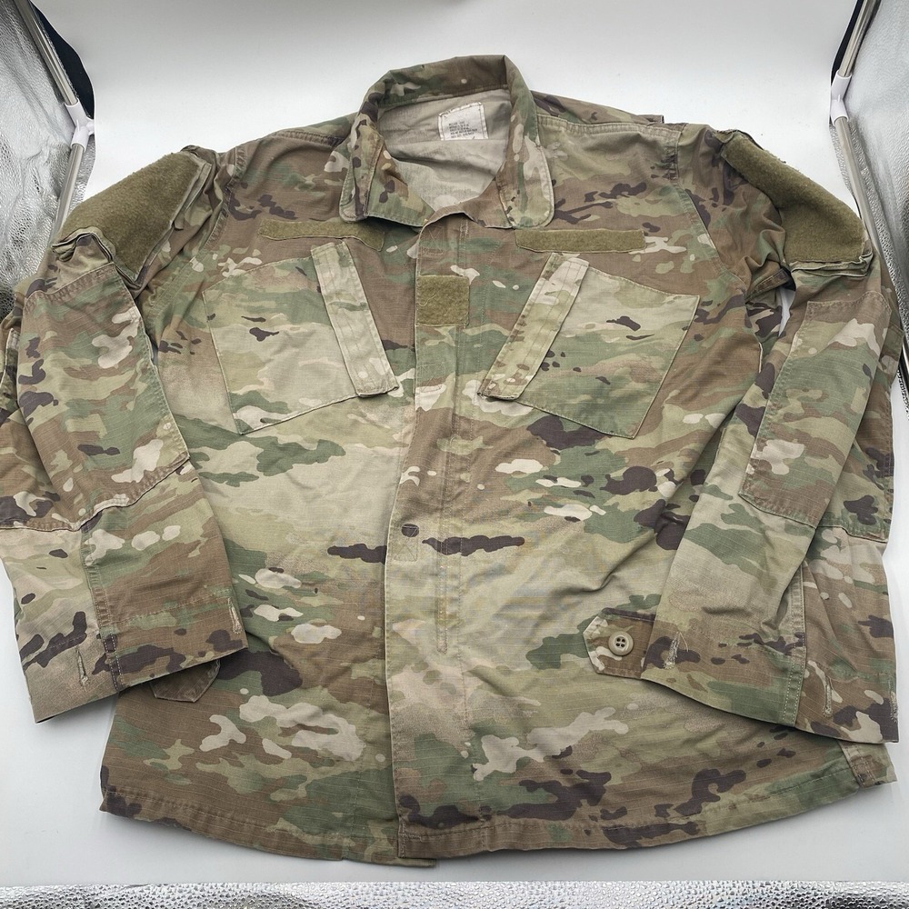 US Army Coat BDU Uniform Military Current OCP Shirt Scorpion W2 Medium Long
